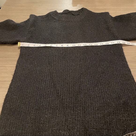 Vero Moda Black Knit Long Sleeve Round Neck Sweater Tunic Size S - Picture 8 of 9